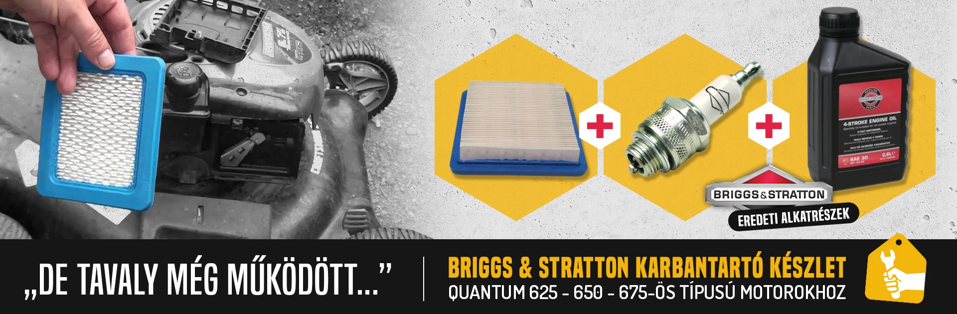 Briggs & Stratton karbantartó készlet 3