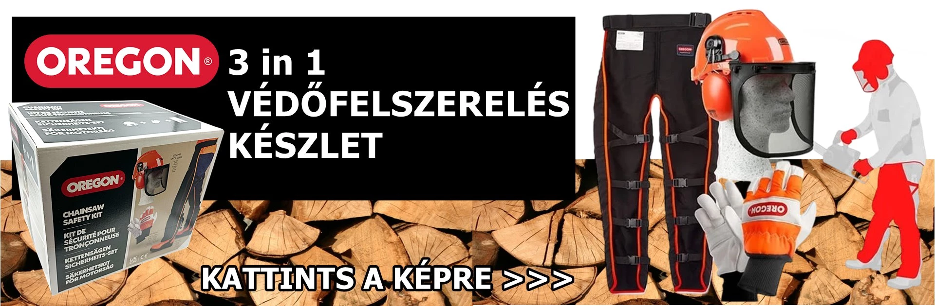  Védőfelszerelés készlet Oregon® - KATTINTS IDE >>>