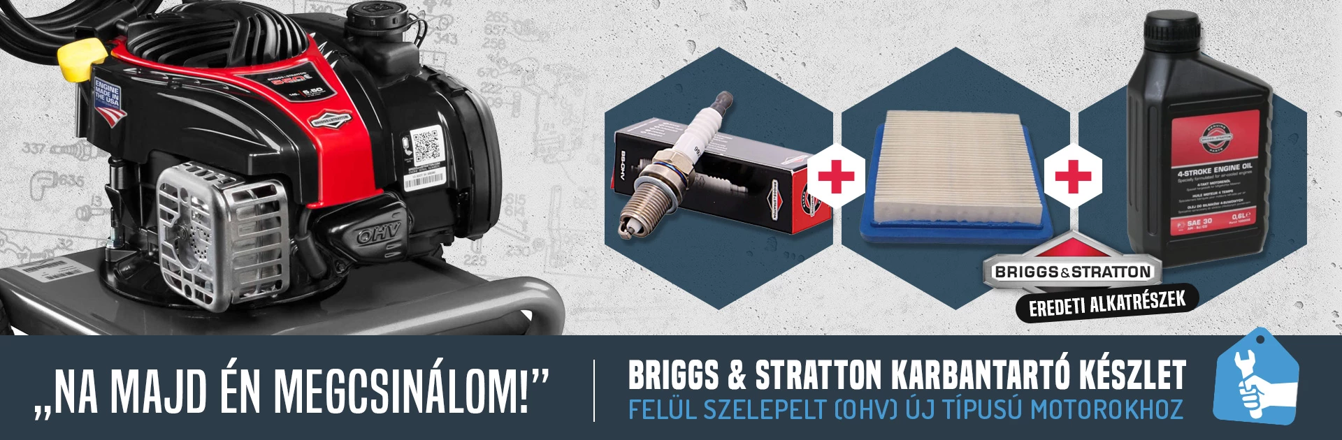 Briggs & Stratton karbantartó készlet 4