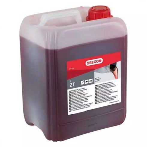 Oregon® 2T motorolaj -  5 liter - piros - 010-6367 - eredeti minőségi alkatrész*