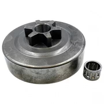 Utángyártott fix csillagkerék kuplungharanggal 3/8 col 6 fog tűgörgővel Stihl MS 170 MS 180 MS 210 MS 230 MS 250 fűrészekhez 1123 640 2000