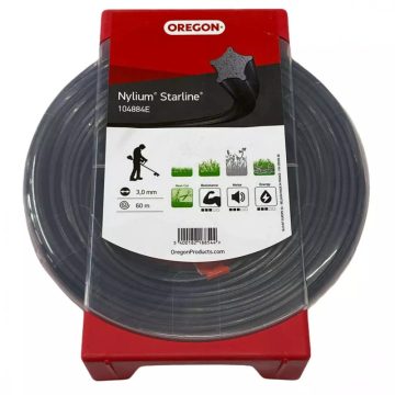   Oregon® fűkasza damil ∅ 3.0 mm Nylium® Starline® csillag profil - 60 méter - Alumínium részecskékkel - 104884 - eredeti minőségi alkatrész* 