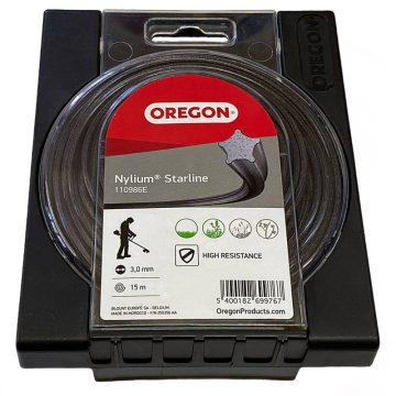   Oregon® fűkasza damil ∅ 3.0 mm Nylium® Starline® csillag profil - Alumínium részecskékkel - 110986E - eredeti minőségi alkatrész*