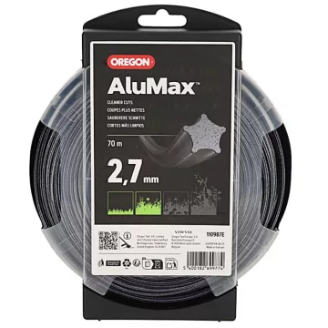 Oregon Nylium Starline 2.7 mm alumínium szemcsés csillag profilú damil 70 méter