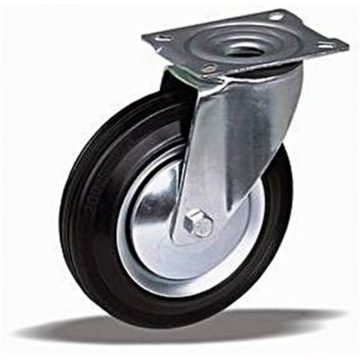   Kerék önbeálló talpas fém felnis ∅ 125 mm - eredeti minőségi alkatrész*