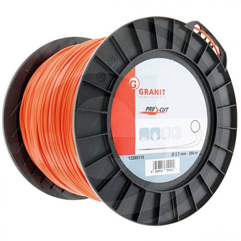 Granit® fűkasza damil ∅ 2.7 mm - Ο kör profil ⇔ 286 méter - prémium minőség*