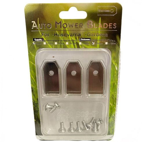 Husqvarna Automower és Gardena robotfűnyíró késkészlet 9 darabos csavarokkal 5778646-03
