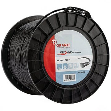   Granit® fűkasza damil ∅ 4.0 mm - ֍ csavart spirál profil ⇔ 122 méter - prémium minőség*