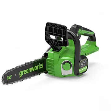  Láncfűrész akkumulátoros Greenworks® GD24CS30 24V 3/8" 1.1 mm 45 szem - akku és töltő nélkül - eredeti minőségi alkatrész*