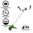   Fűszegélynyíró akkumulátoros Greenworks® GD24X2BCB 48V ⇔38 cm ∅ 2.0 mm - akku és töltő nélkül - eredeti minőségi alkatrész*