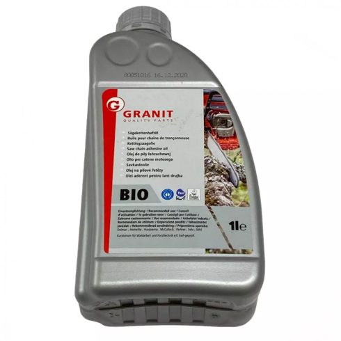 Granit® BIO növényi bázisú lánckenőolaj -  1 liter - eredeti minőségi olaj*