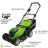  Fűnyíró akkumulátoros Greenworks® G24X2LM41 48V ⇔ 41 cm - akku és töltő nélkül - eredeti minőségi alkatrész*