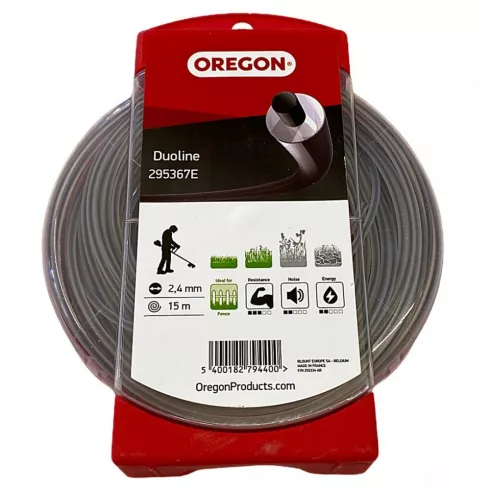 Oregon® fűkasza damil ∅ 2.4 mm Duoline® kör profil 15 méter - 295367E - eredeti
