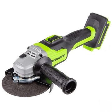   Sarokcsiszoló akkumulátoros Greenworks® GD24AG 24V ∅ 125 mm - akku és töltő nélkül - eredeti minőségi alkatrész*