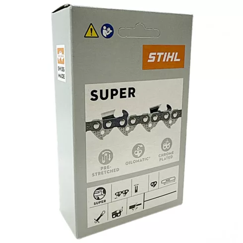 Eredeti Stihl Rapid Super kocka láncfűrész lánc 3/8 col 1.6 mm 114 szem 3621-000-0114