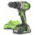 Fúró-csavarozó akkumulátoros Greenworks® GD24DD60K2 24V 60 Nm - akkuval és töltővel - eredeti minőségi alkatrész*