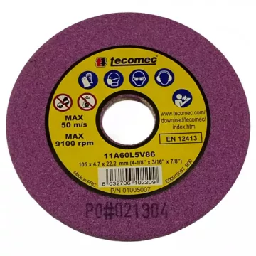   Tecomec® láncélező korong ∅ 105 x 22.2 x 4.7 mm - 01005007 - eredeti