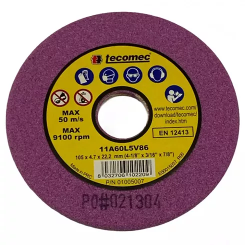 Tecomec® láncélező korong ∅ 105 x 22.2 x 4.7 mm - 01005007 - eredeti