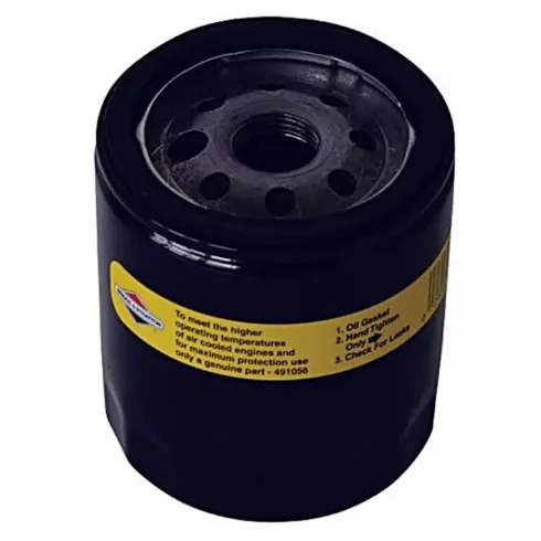 Eredeti Briggs & Stratton motorolaj szűrő Intek és V-Twin fűnyíró traktor motorokhoz 491056