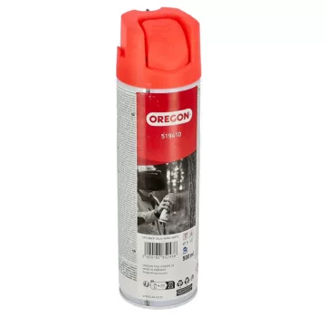 Oregon piros erdészeti jelölő spray 500ml 519410 fára és betonra