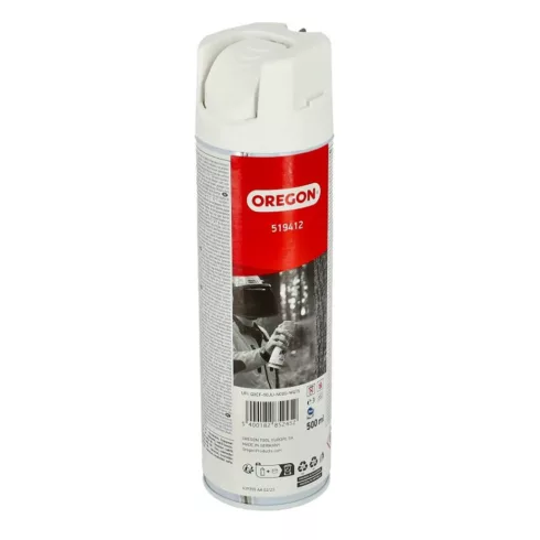 Oregon fehér erdészeti jelölő spray 500ml 519412 fára és betonra