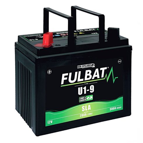 Akkumulátor fűnyírótraktor Fulbat® 12V - 28AH +/- BALOS - eredeti minőségi alkatrész*