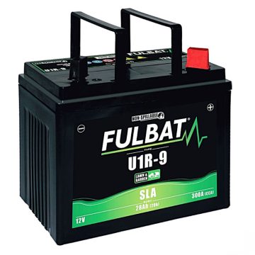 Fulbat 12V 28Ah Jobbos fűnyírótraktor akkumulátor U1R-9SLA
