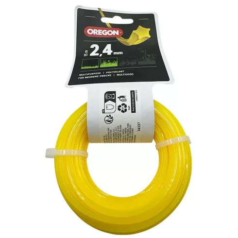 Oregon Yellow Pro Star csillag profilú fűkasza damil 2.4 mm 15 méter 69-452-Y