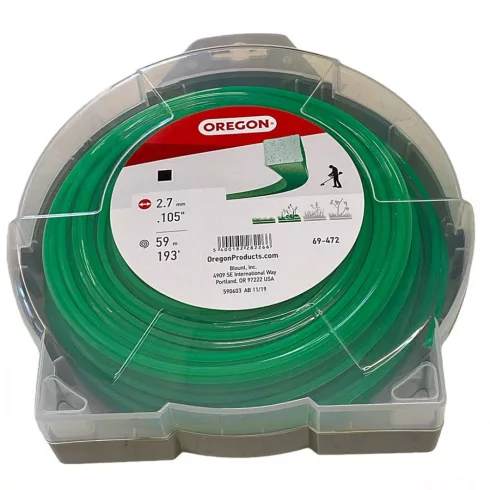 Oregon® fűkasza damil ∅ 2.7 mm négyszög profil - 59 méter - eredeti