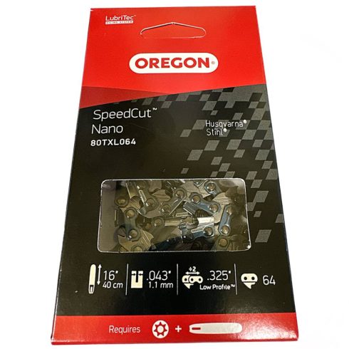 Oregon® SpeedCut™ Nano láncfűrész lánc - 325" - 1.1 mm - 64 szem - 80TXL064E - eredeti  minőségi alkatrész*