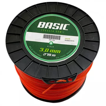   BASIC® Grassmaster® fűkasza damil ∅ 3.0 mm kör profil ⇔ 279 méter - FIN/BASIC/3.0/2.5 - eredeti minőségi alkatrész* 