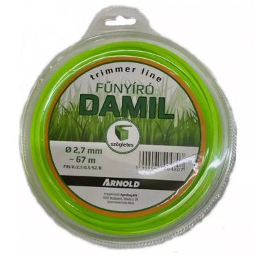   Arnold® fűkasza damil ∅ 2.7 mm négyszög profil - 67 méter - FIN/K/2.7/0.5/SZ/B - eredeti alkatrész*