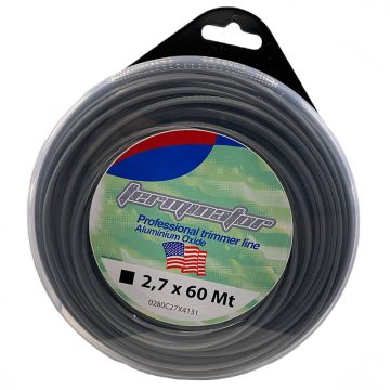   Terminator® fűkasza damil ∅ 2.7 mm ALU □ négyszög profil - 60 méter - FIN/T/2.7/0.5/SZ/A/B - eredeti minőségi alkatrész* 