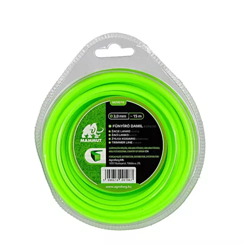 Arnold Mammut fűkasza damil 3.0 mm négyszög profil (15 méter, M20016)