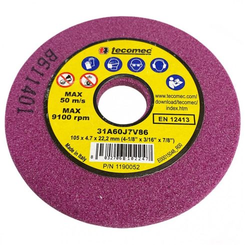 Tecomec® láncélező korong Midi 105 x 22.2 x 4.7 mm - S-01005012 - eredeti minőségi alkatrész*