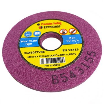   Tecomec® láncélező korong 105 x 22.2 x 6 mm - S-1190-053 - eredeti minőségi alkatrész*