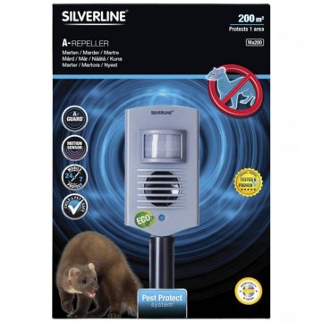   Silverline® A-Guard® ultrahangos nyestriasztó 200 m² - Ma200 - eredeti minőségi termék*
