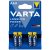 VARTA® LONGLIFE POWER™ mikro elem - AAA - LR03 - BL4 (DB) - 4903