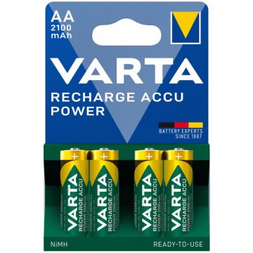   VARTA® RECHARGE ACCU POWER™ akkumulátor elem - AA - 2100 mAh - BL4 (DB) - 56706