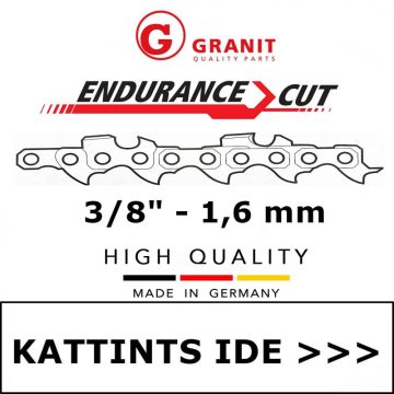 GRANIT® ENDURANCE CUT™ LÁNCFŰRÉSZ LÁNC 3/8" 1.6 mm - TELJES VÉSŐ
