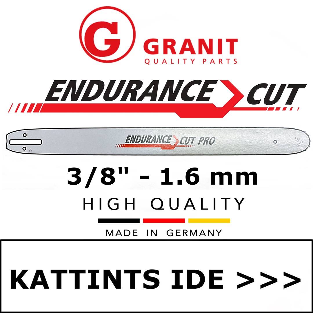 GRANIT® láncvezető 3/8" - 1.6 mm - KATTINTS IDE>>>