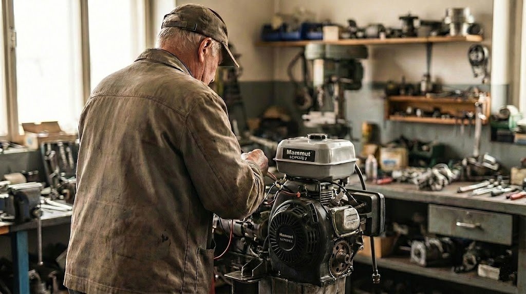 Mammut LC1P65FE-2 fűnyíró motor 22.2x50mm tengellyel - M30004