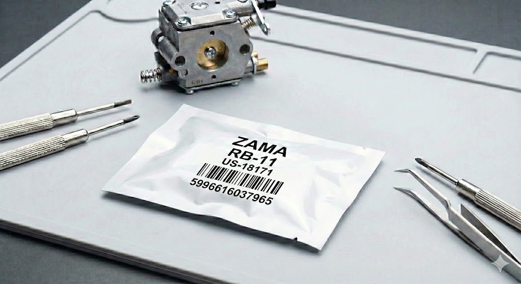 Zama RB-11 karburátor javító membránszett csomagolás Stihl 021 és 023 láncfűrészhez - US-18171