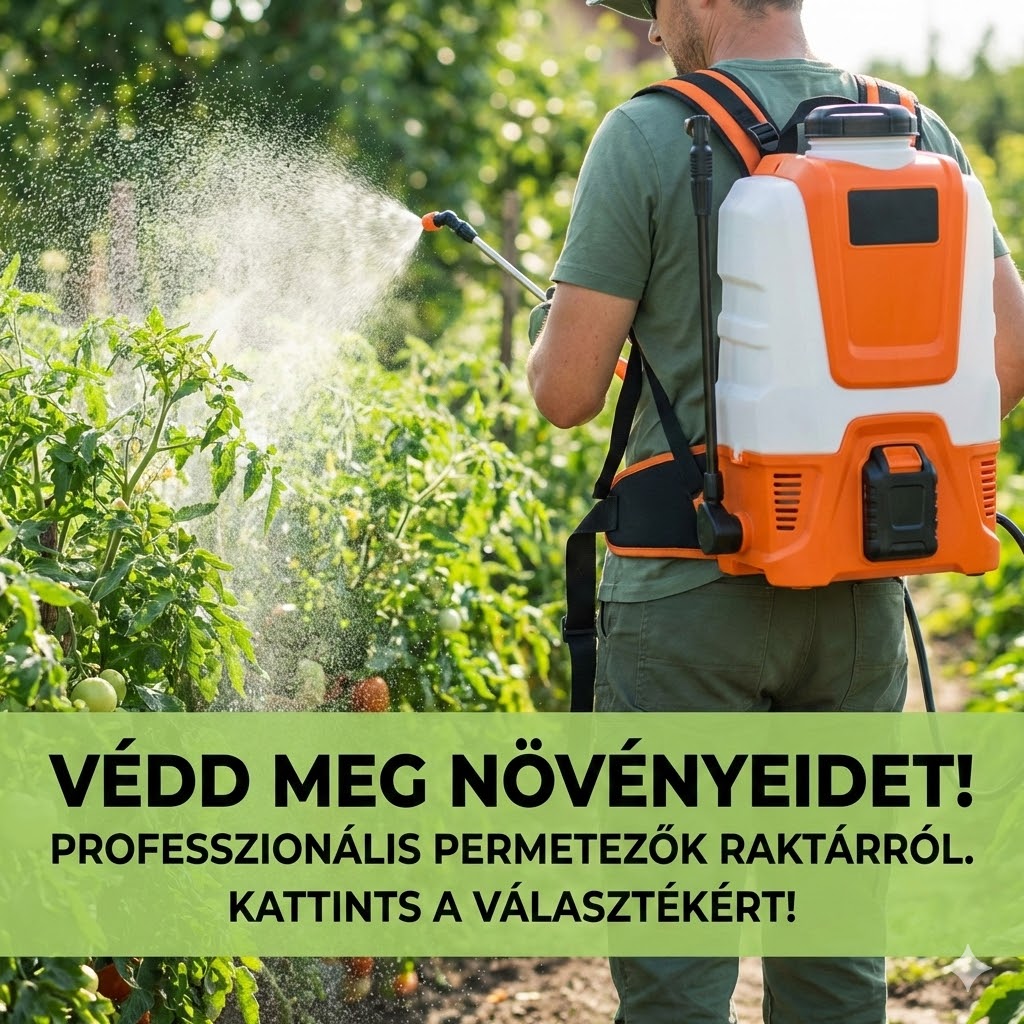 Professzionális akkumulátoros és háti permetezőgépek széles választéka – Védelem a kerti növényeknek